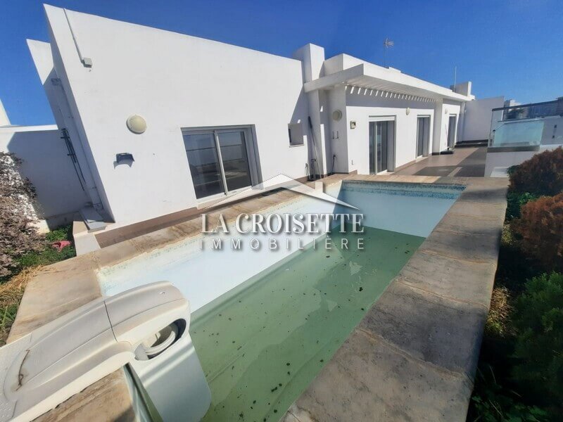 Penthouse S+4 aux Jardins de Carthage