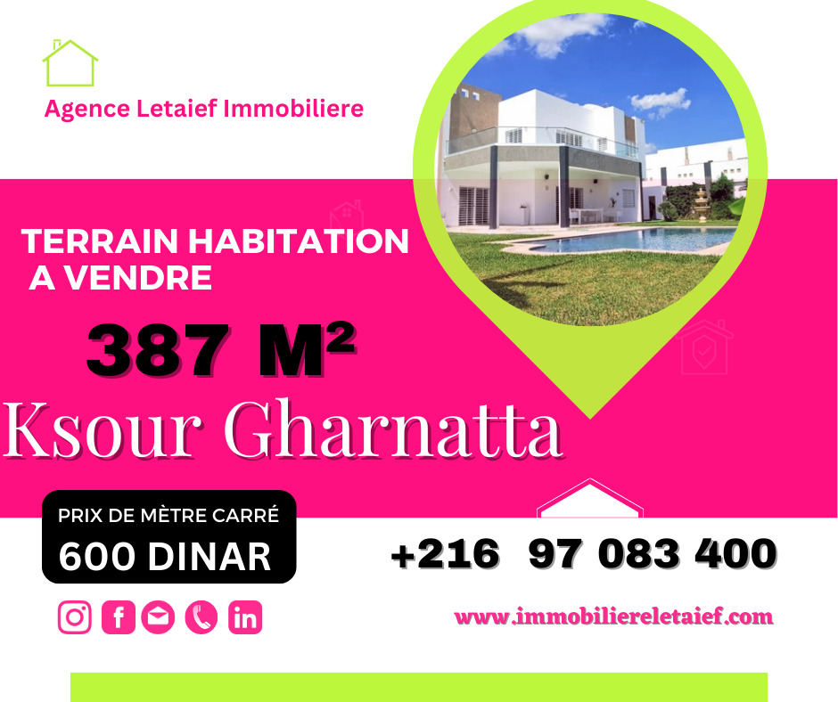 Land for Sale in Ksour Gharnatta, Chott Meriem, Sousse: An Exceptional Opportunity