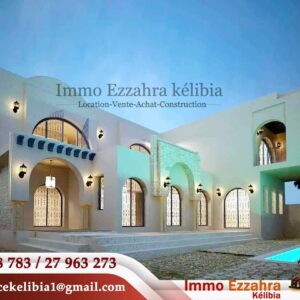 Villa neuve dans une quartier très calme à Ezzahra Hammem Ghzez