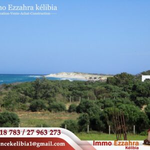 Terrain à Hamem Ejabli – Hamem ghzez vue de mer