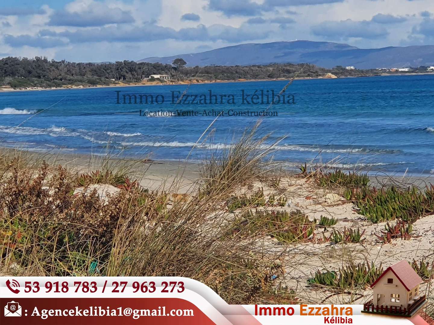 Lots des terrains à Hammem Jabli Hammem Ghezaz prés de la plage