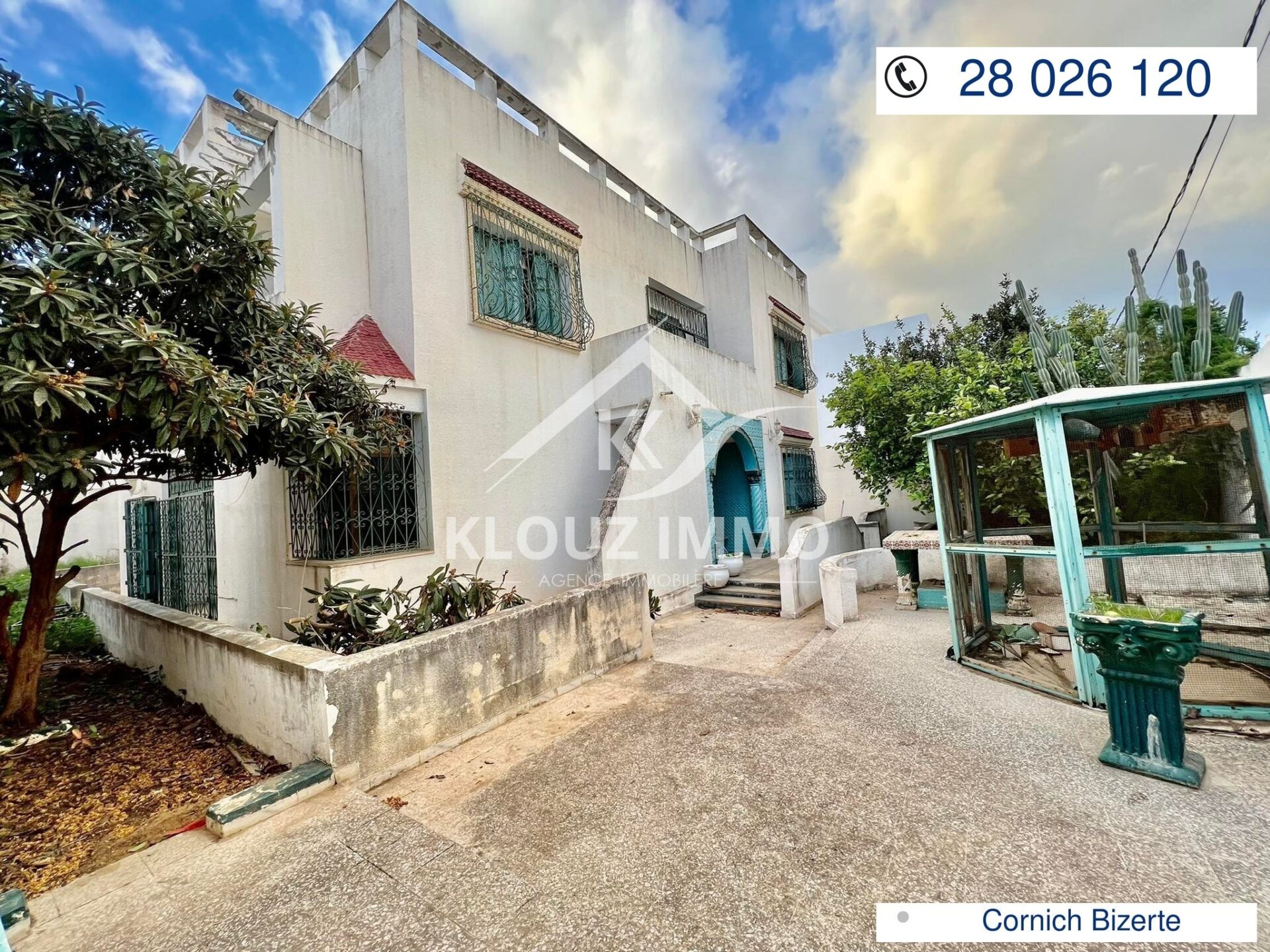 American-Style Villa in Corniche Bizerte: Your Ideal Haven in Bizerte