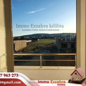 Deux appartements Haut standing en 1er étage à Ezzahra Hammam Ghzeez situé à 150 m de la plage