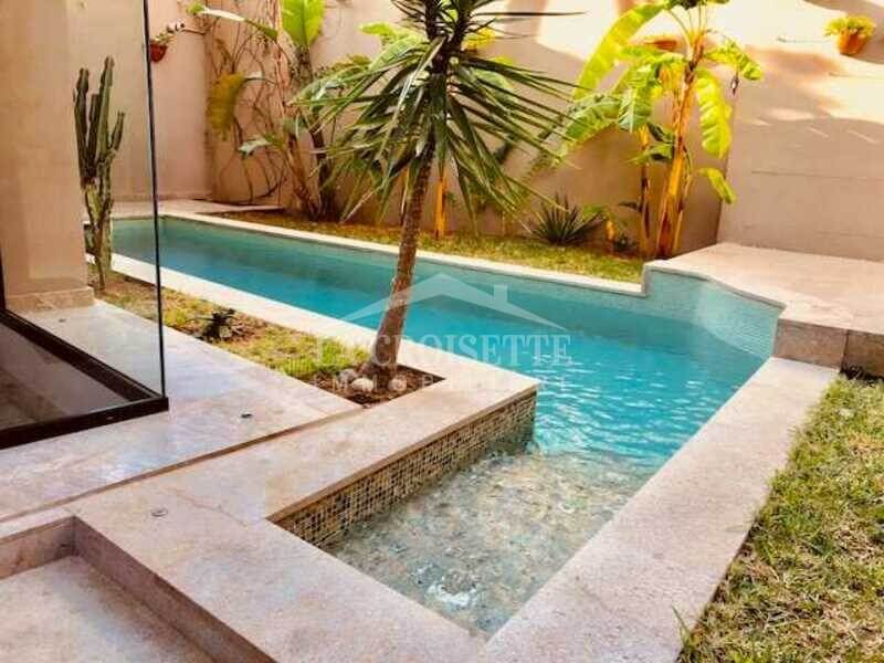 Villa meublée S3 avec piscine à Gammarth