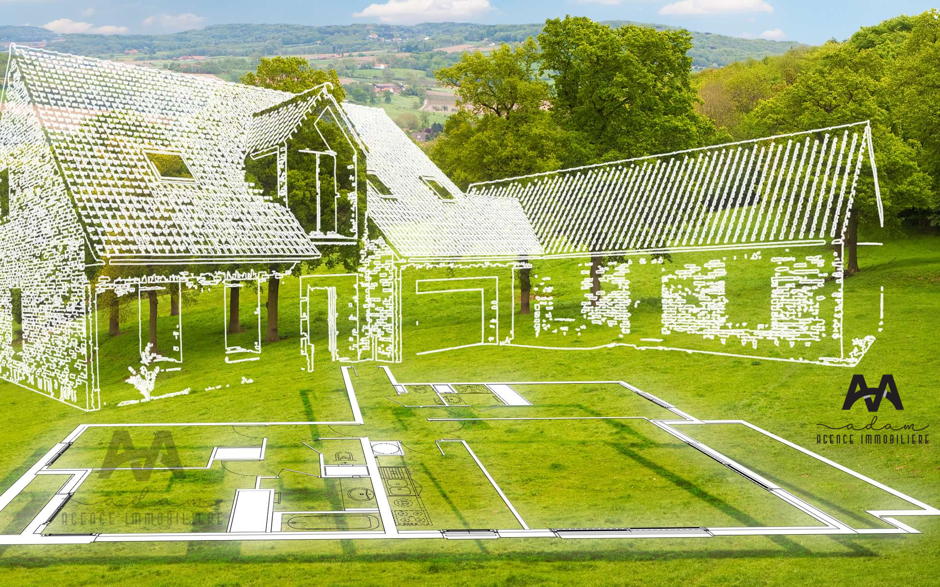 Terrain de 375m² jumelé d'un seul côté situé à Nabeul, Neapolis