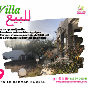 Magnifique Villa à située à Hammam Sousse
