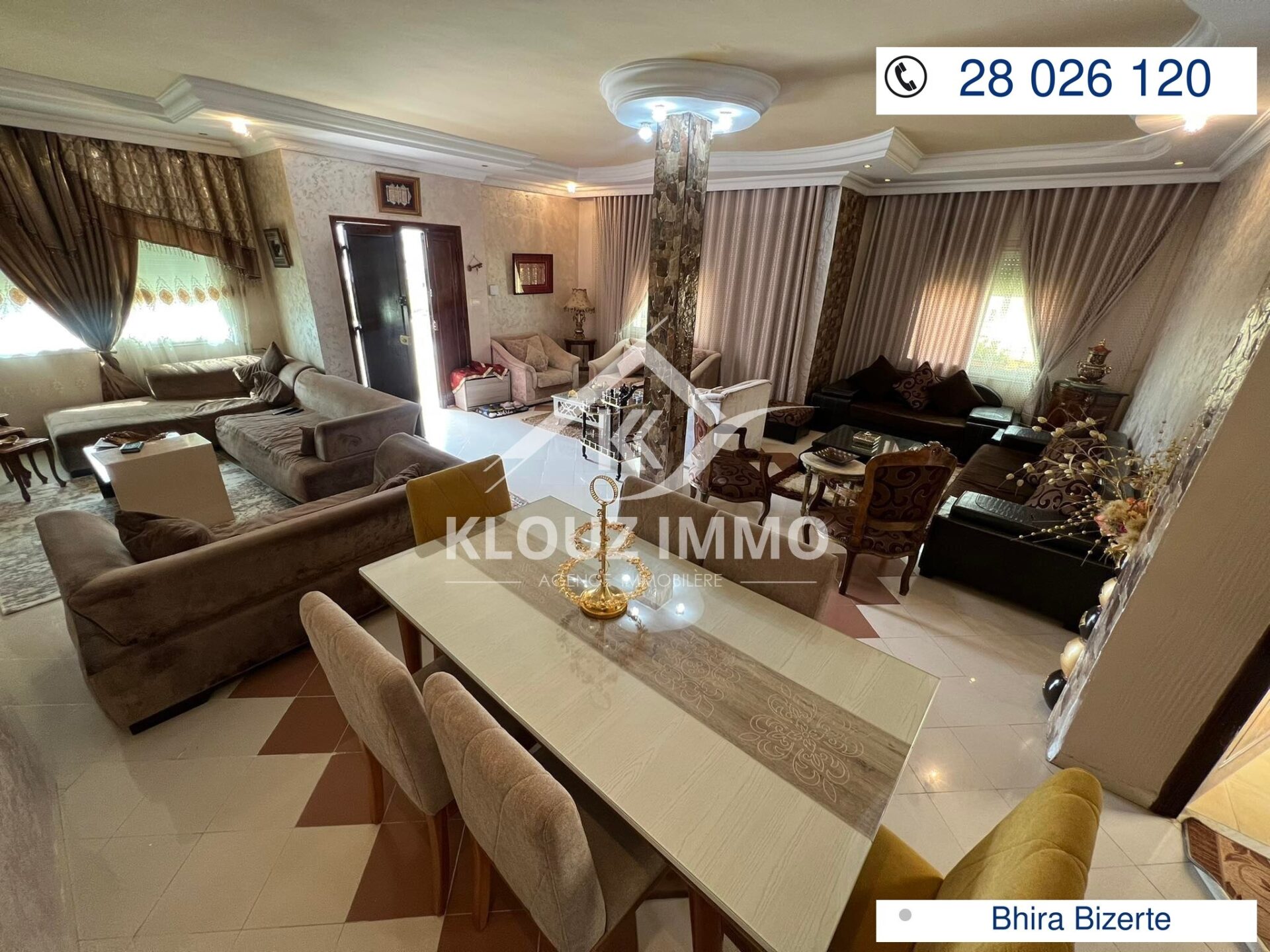 Your New Haven of Peace: Spacious Villa Apartment in Bhira, Bizerte
