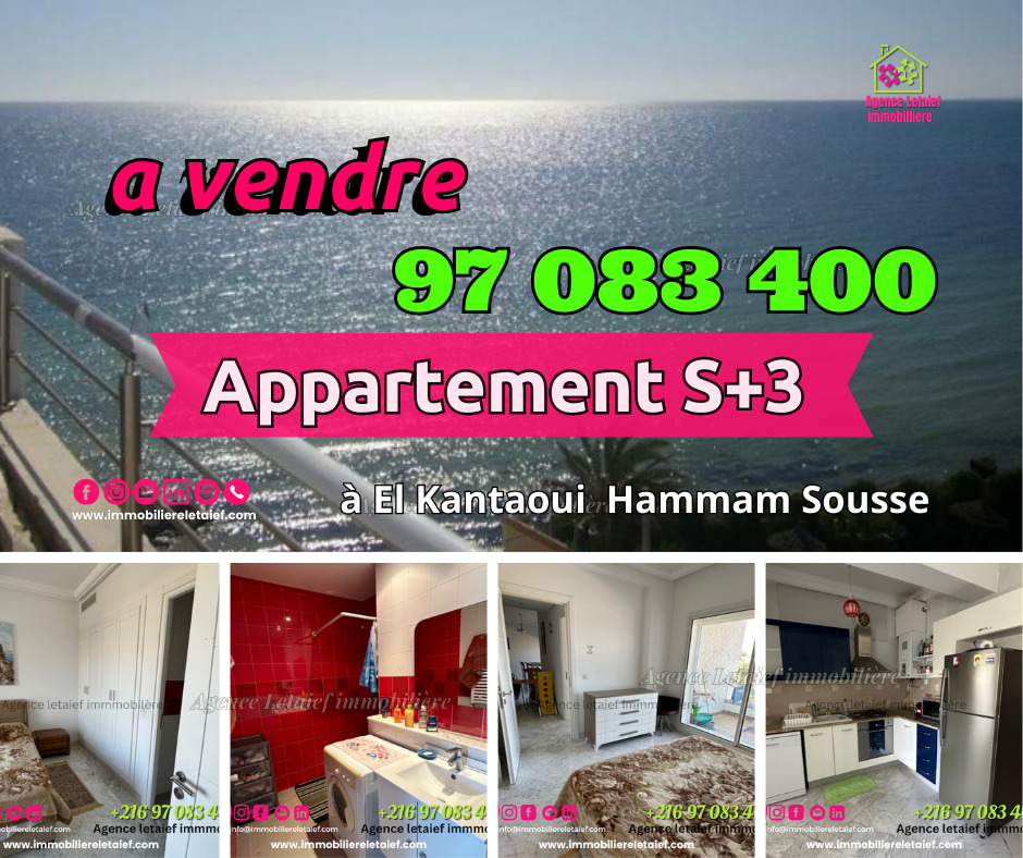 S+3 à Kantaoui Hammam Sousse