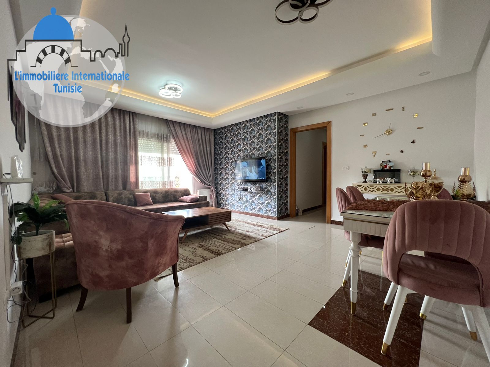 Luxury S+2 Apartment in Cité Olympique, Sousse