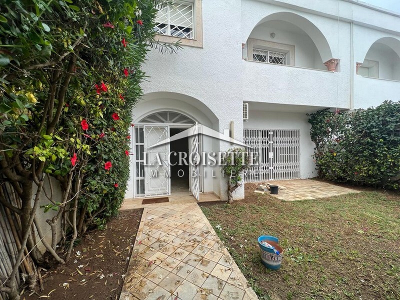 Duplex S+3 avec jardin à la Marsa