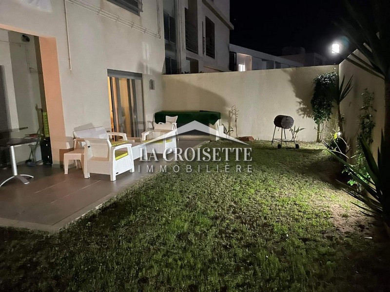 Stunning S+2 Apartment with Garden in Gammarth: A Haven of Peace and Comfort