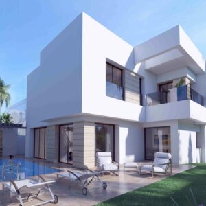 Villa luxueuse neuve avec piscine à la Soukra