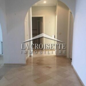 Appartement meublé S+2 vue sur mer à la Marsa