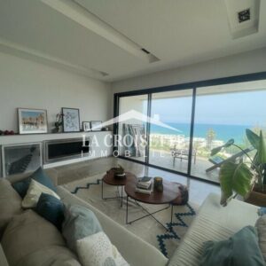 Appartement S+3 vue sur mer à la Marsa