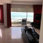 Appartement S+3 meublé pieds dans l&rsquo;eau à la Marsa