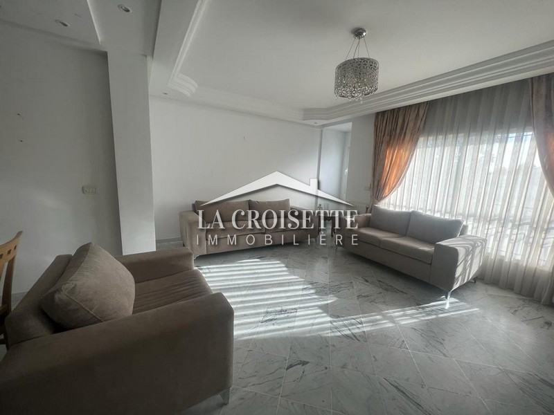 Appartement meublé S+3 avec jardin à la Marsa