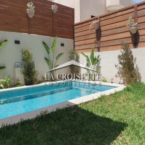 Appartement S+1 avec jardin et piscine à la Marsa