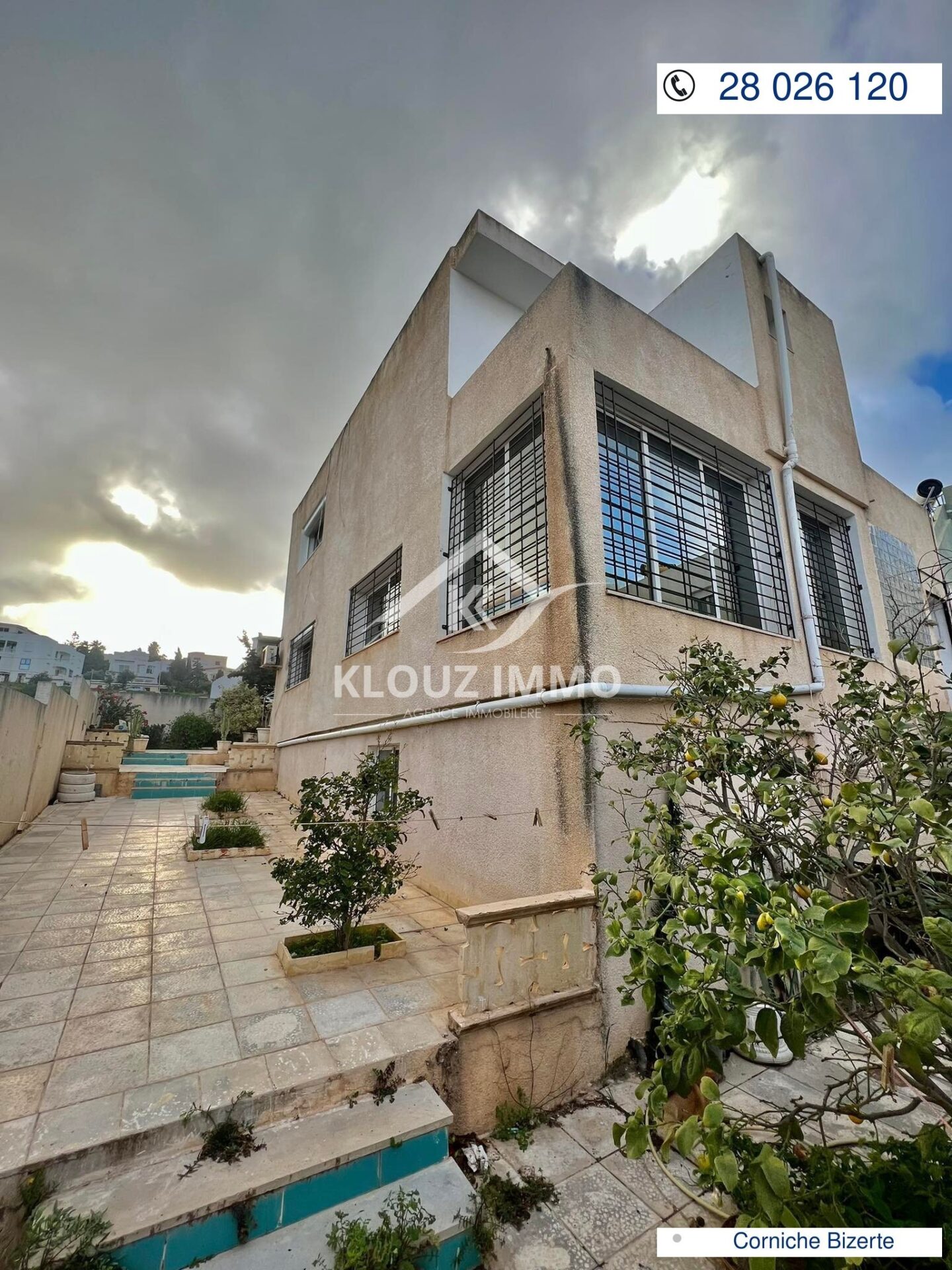 American-Style Villa in Corniche Bizerte: An Exceptional Opportunity!