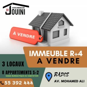 Immeuble R+4 à Rades