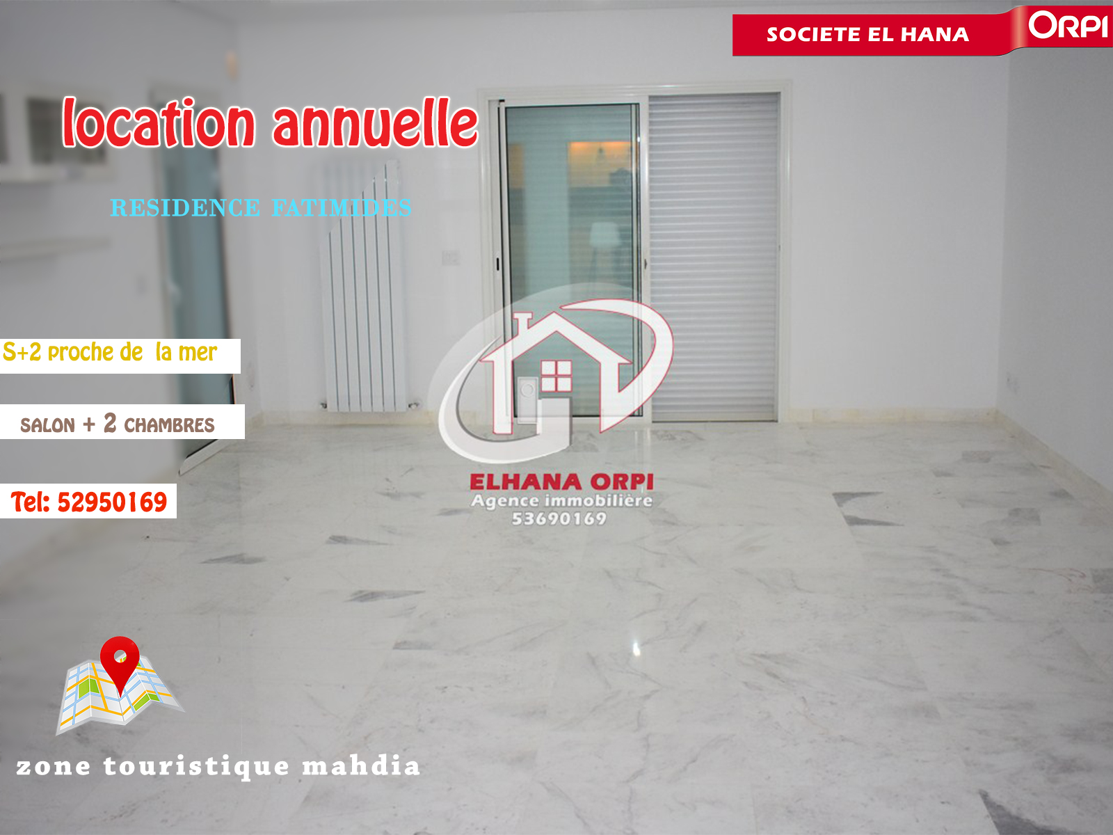 Appartement s+2 haut standing