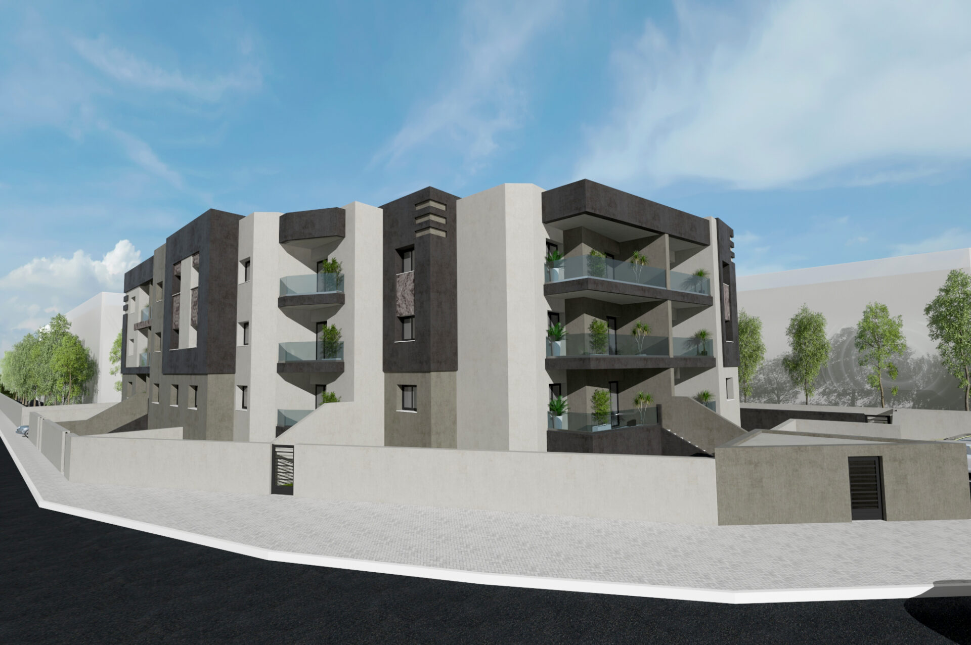 Appartements S+2 proche de la Mer et pied dans l'eau à Baghdedi