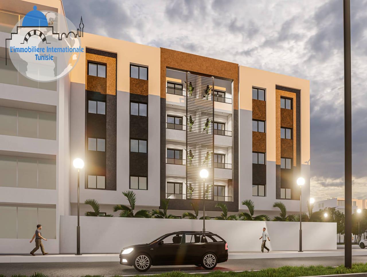 Appartement S1 sur plan à Sahloul 4