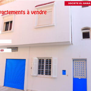 Deux appartements avec garage à Ezzahra Mahdia