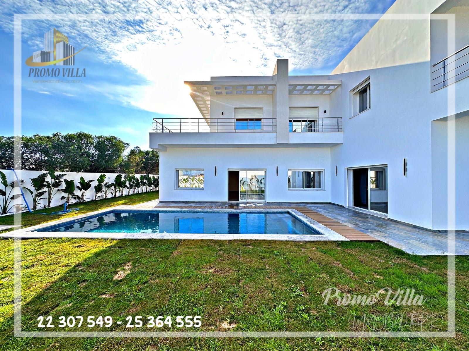 Luxueuse villa sur 1000m² de terrain