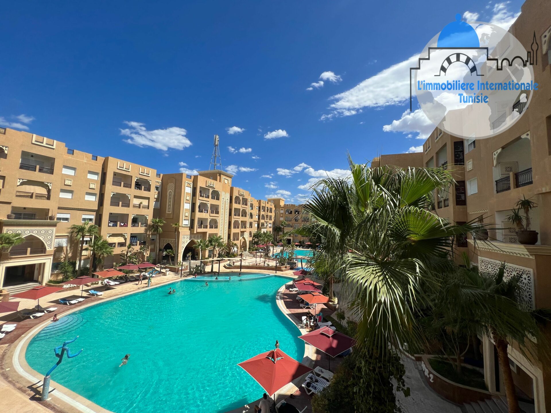 Luxury S+1 Apartment in Sousse: An Unforgettable Stay at Folla Aqua Resort