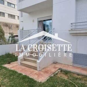 Appartement meublé S+1 avec jardin