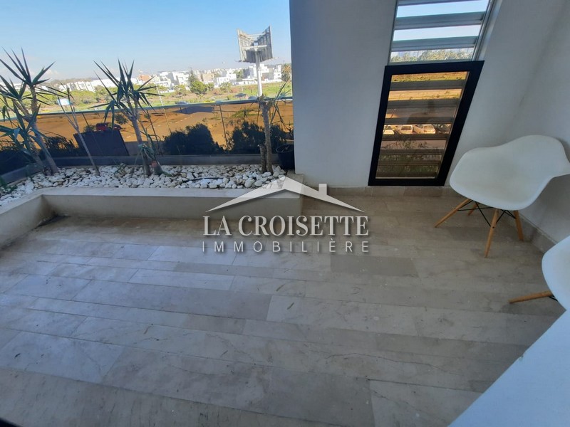 Furnished S+3 Apartment at Berges du Lac 2: A Haven of Comfort and Security in La Marsa