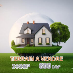 Terrain de 398 m² à Hiboune