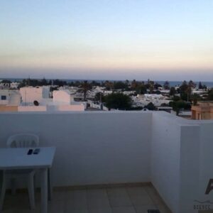 Appartement vue de mer S+1 de 60m² avec terrasse à el Maamoura