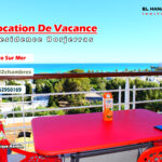 Appartement S+2 rz borjerras vue sur mer et pied dans l’eau à Mahdia