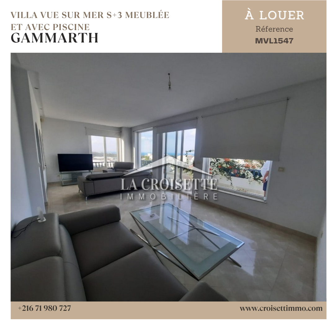 Dream Villa with Sea View in Gammarth