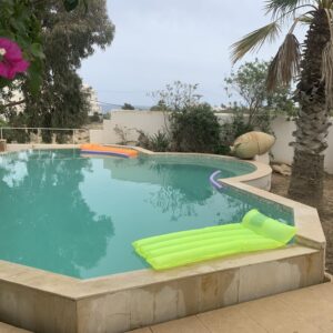 Villa défiée à la location estivale