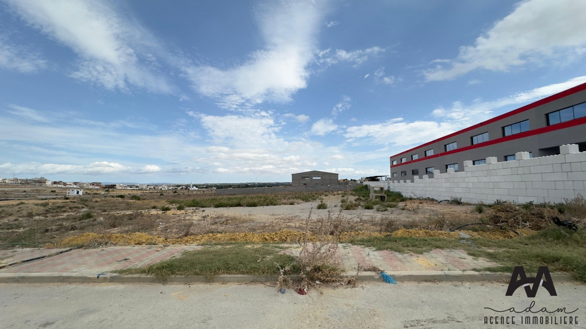 Industrial Land for Sale in Nabeul - Bou Argoub Zone
