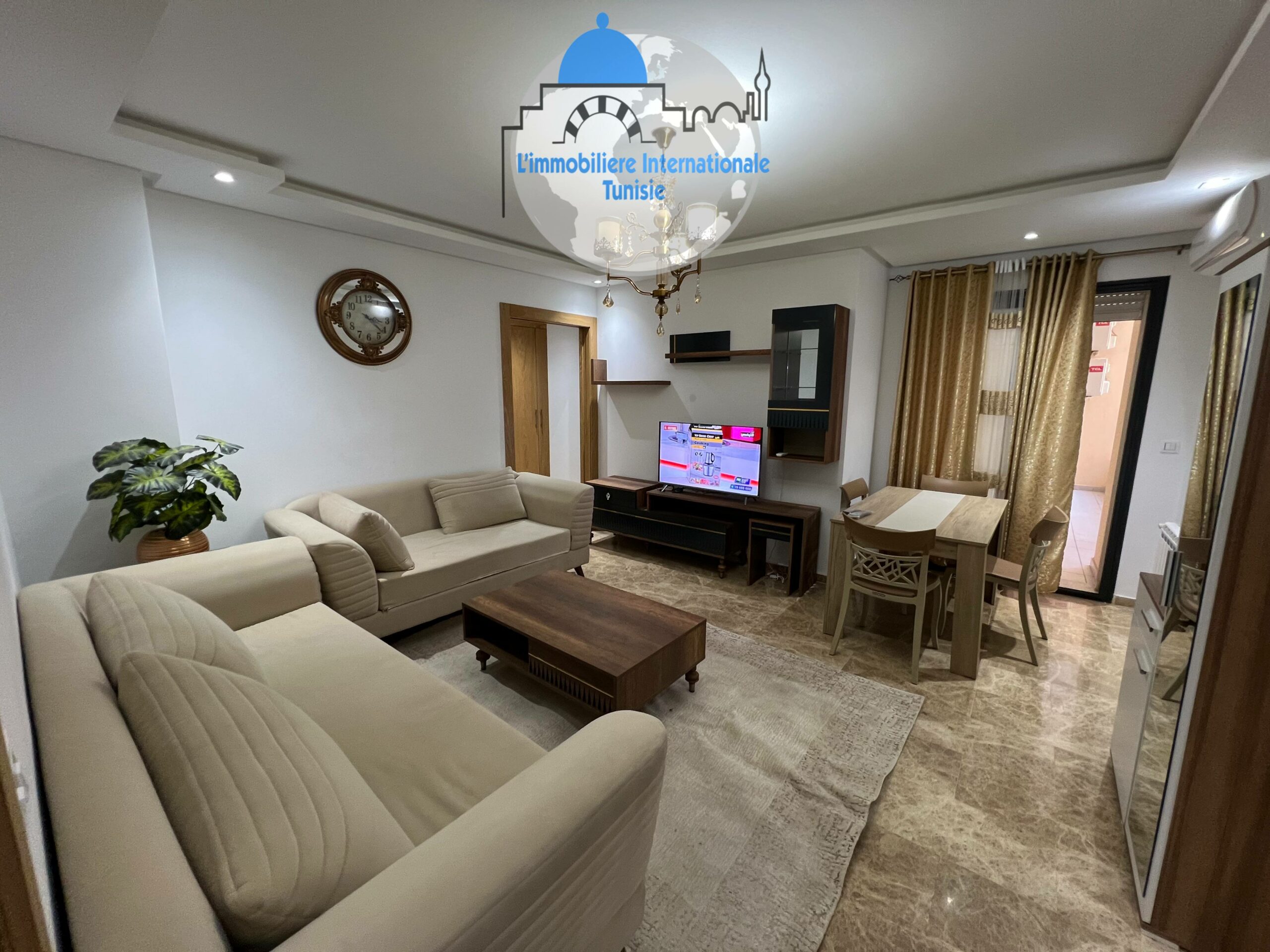 Stunning S+2 Furnished Apartment in Khzema EST, Sousse: Your Dream Home Awaits!