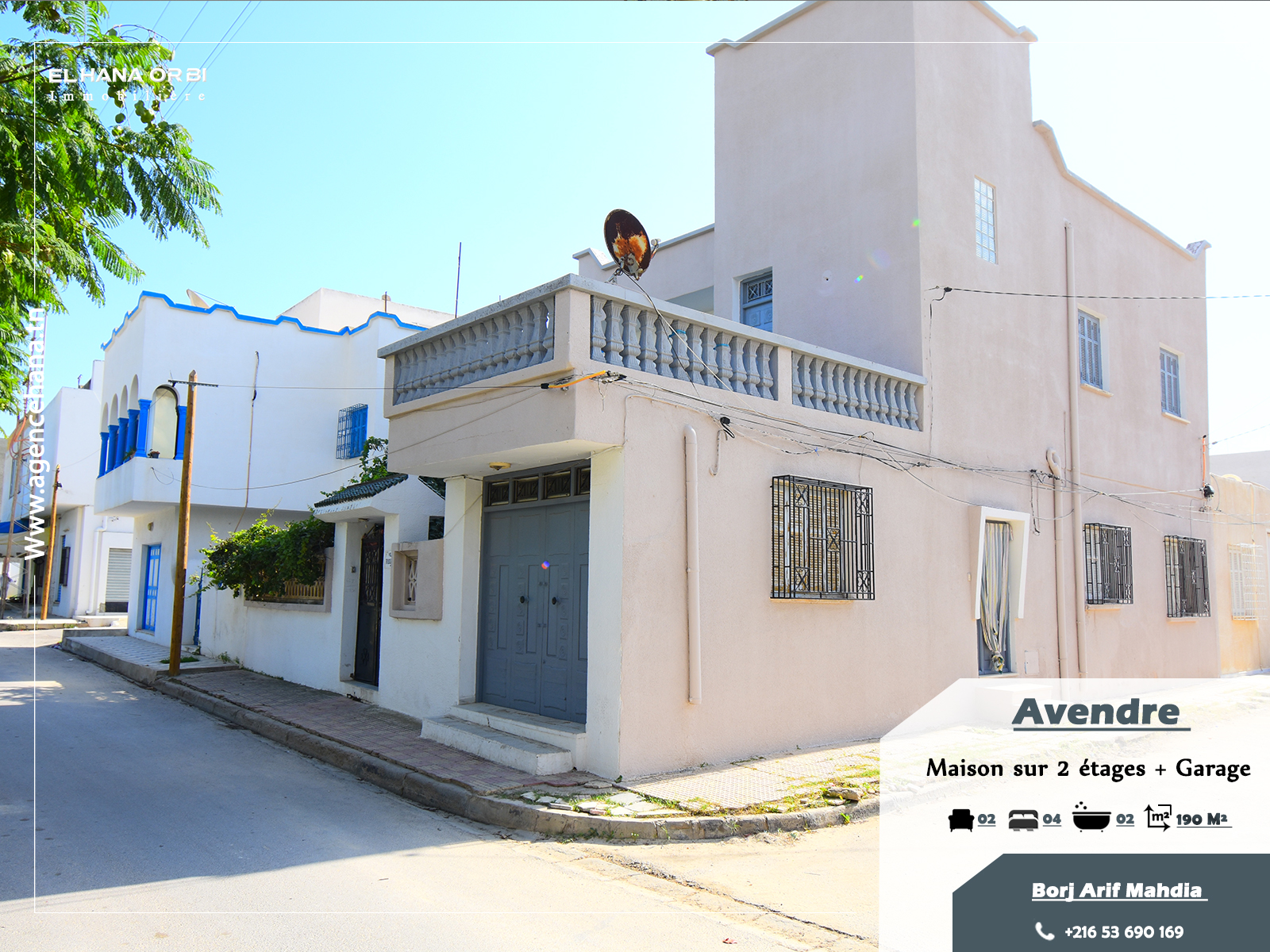 Independent S+2 Floor Villa in Borj Arif, Mahdia