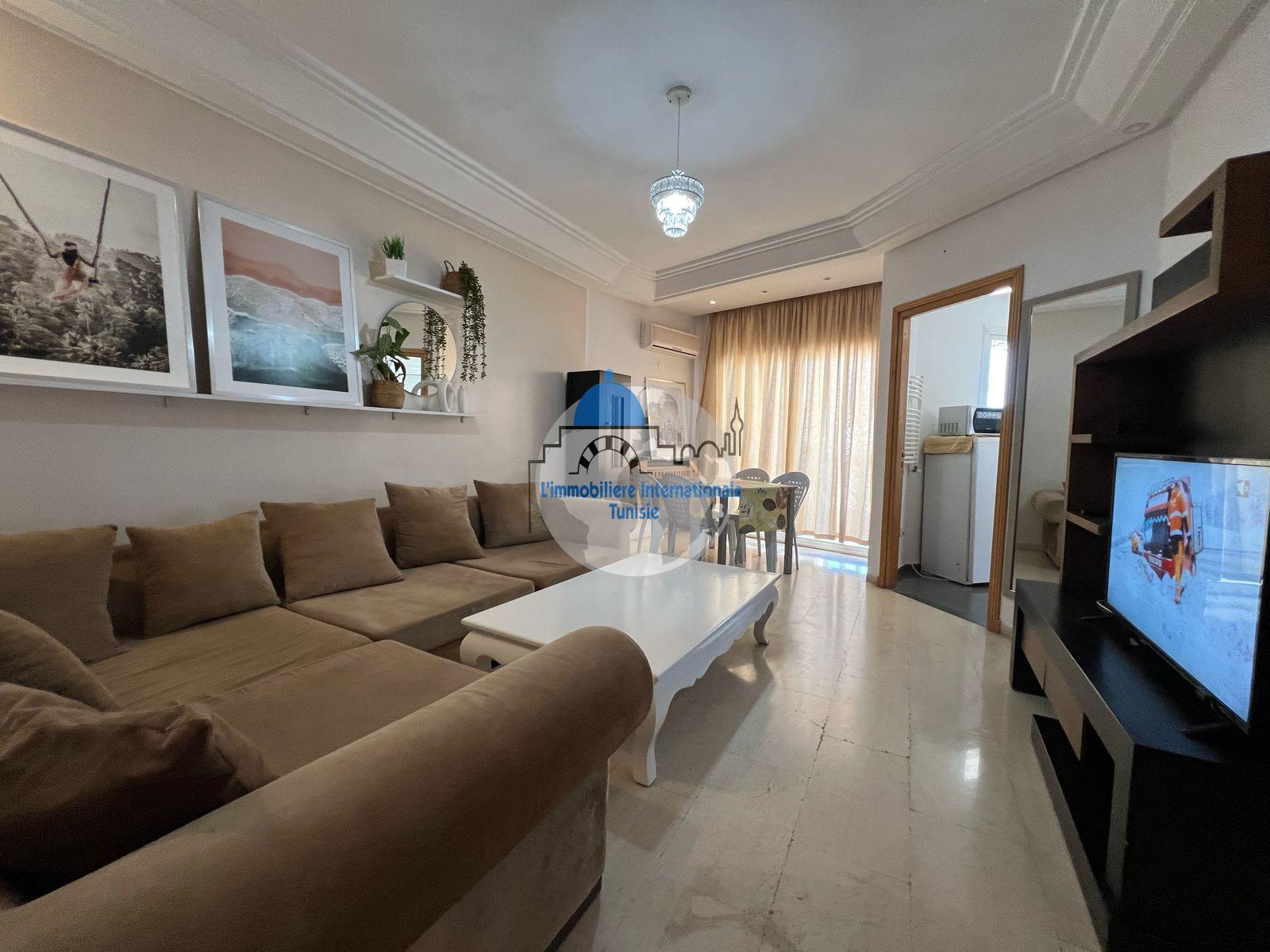Furnished Studio Apartment on Sousse Tourist Route - Monthly Rent of 100 TND