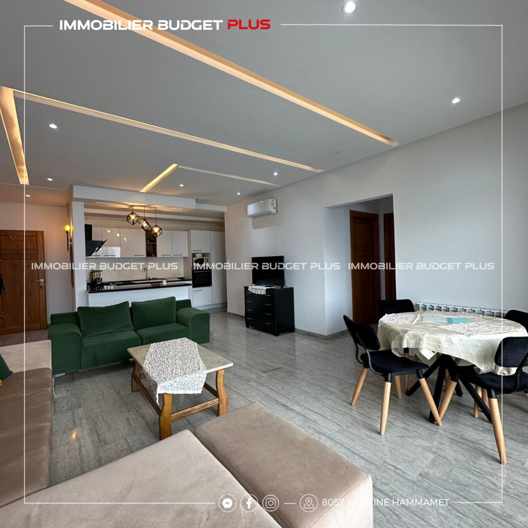 Appartement S2 meublée à Hammamet nord