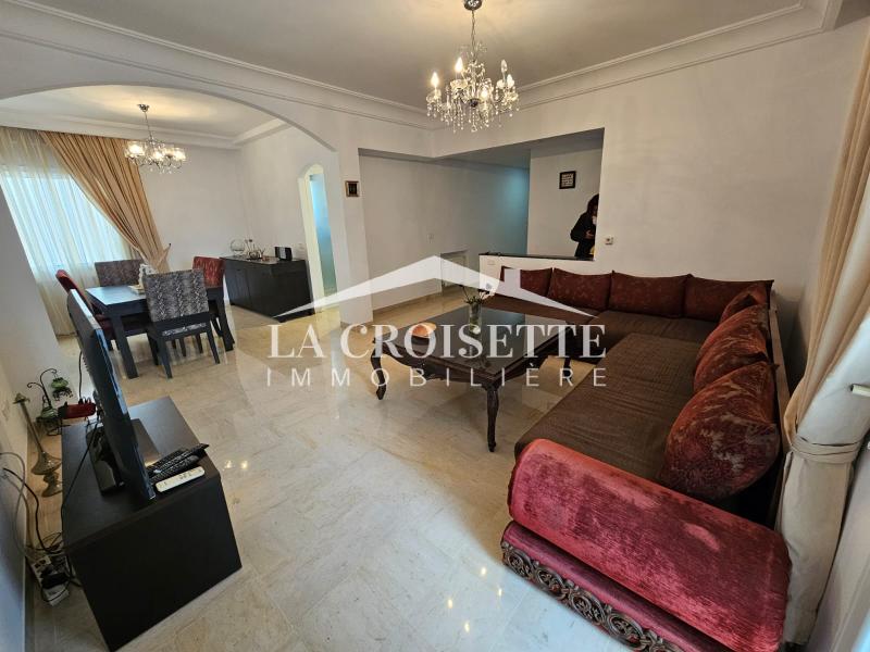 Appartement S+3 meublé à La Marsa ZAL1445