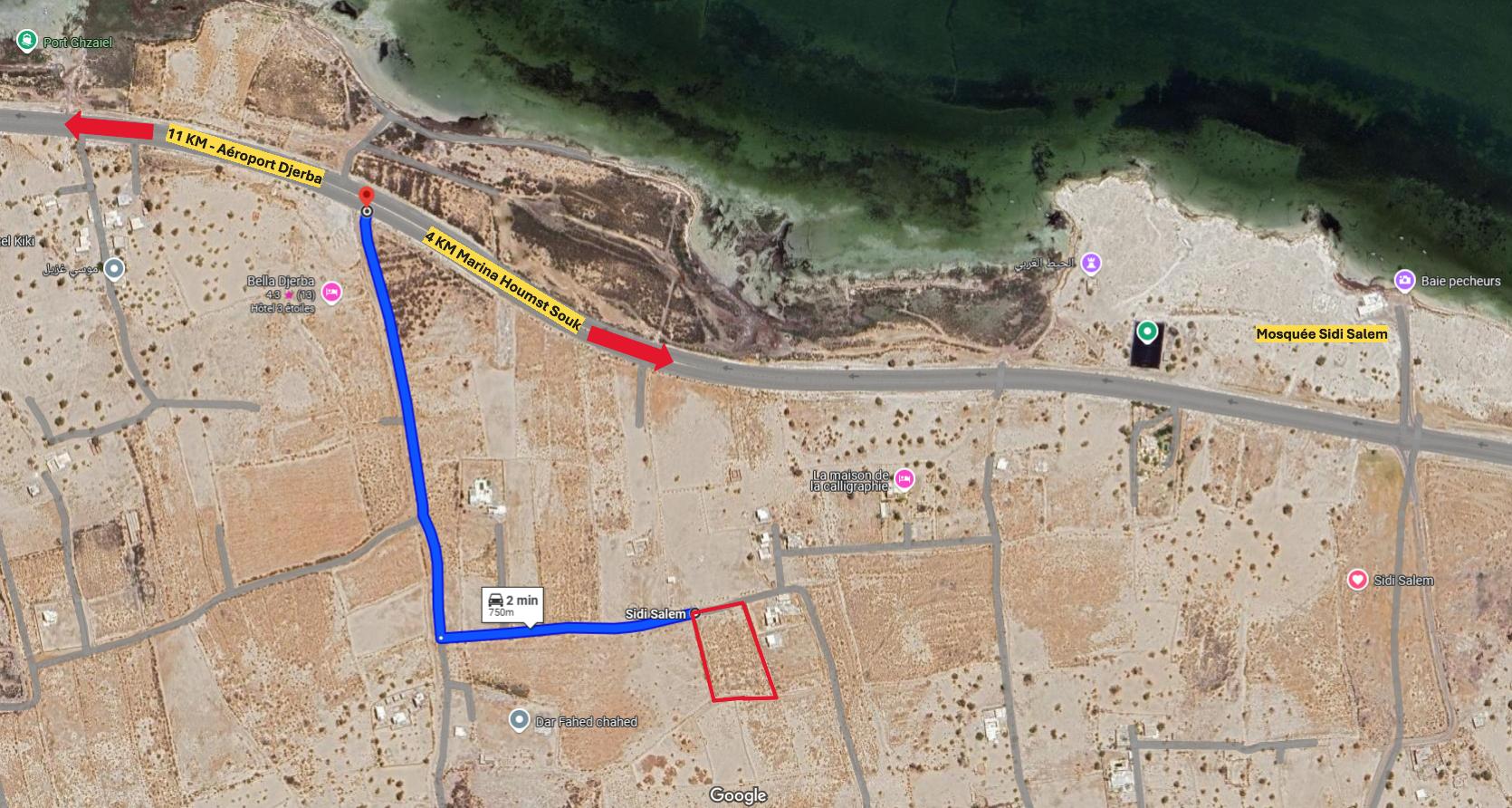 Exceptional Blue Title Land in Djerba: A Unique Investment Opportunity
