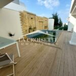 Appartement S+4 avec jardin et piscine à La Soukra ZAL1477