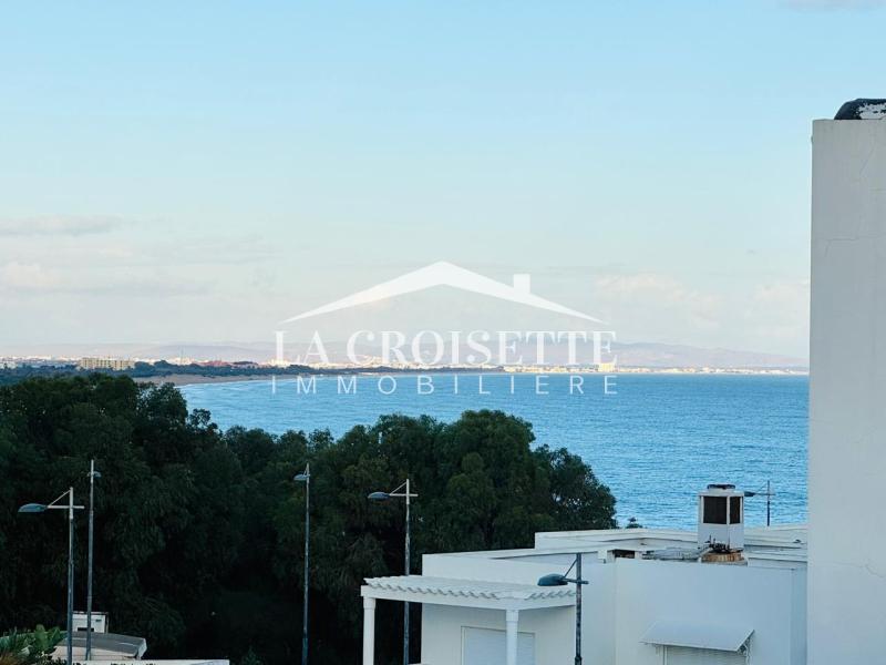 Appartement S+2 meublé vue sur mer à Gammarth ZAL1409