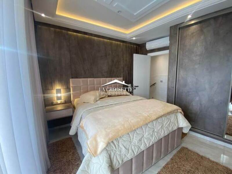 Duplex meublé S+3 avec terrasse vue sur mer à Gammarth ZDL0204