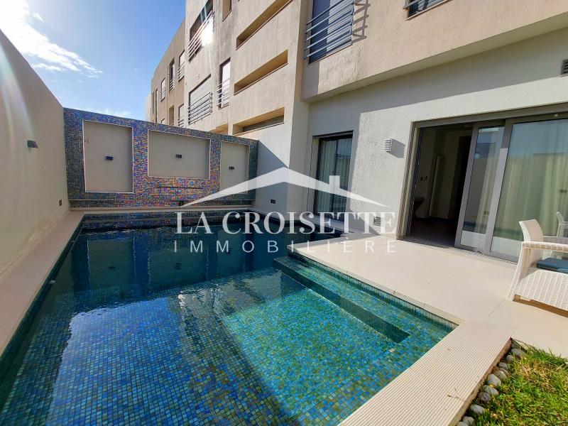 Elegant S+1 Apartment with Terrace and Pool in Gammarth - MAV1650