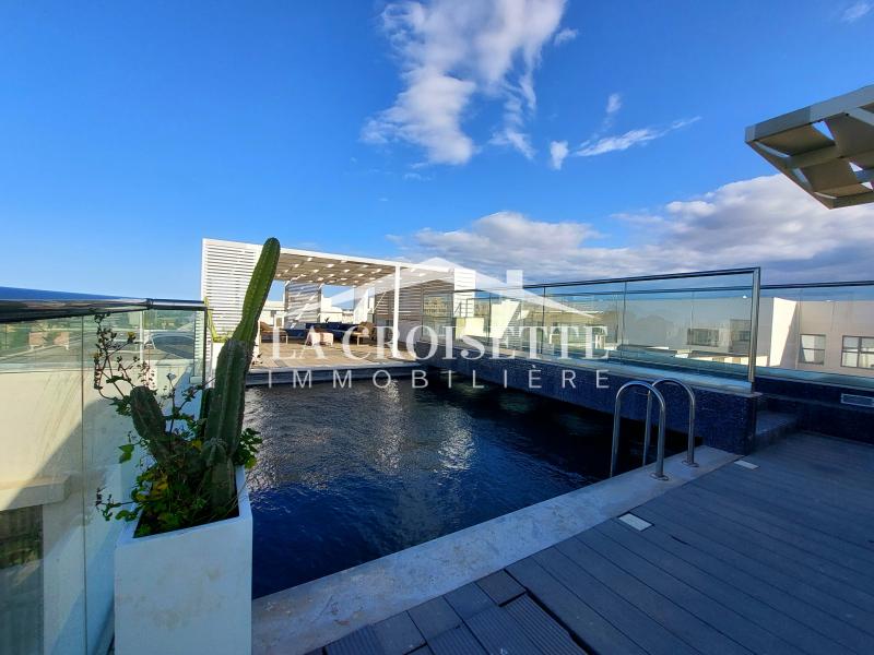 Penthouse S+4 avec terrasse et piscine à Gammarth ZPV0002