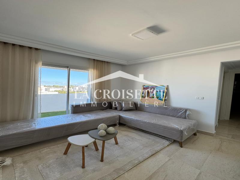 Appartement S+1 meublé avec terrasse à La Soukra ZAL1574