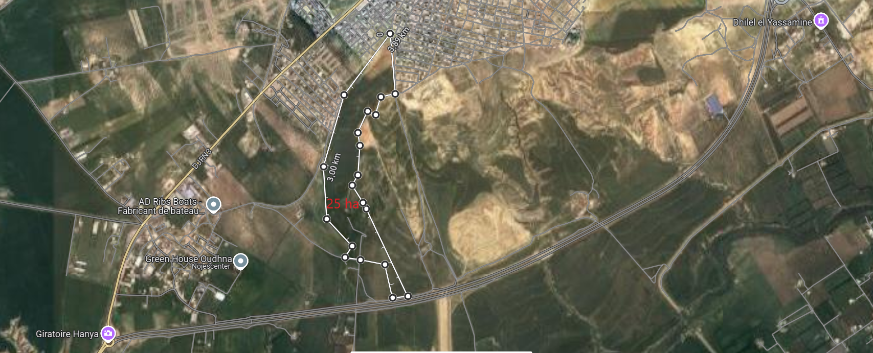 Exceptional 25-Hectare Land Opportunity in M'hamdia